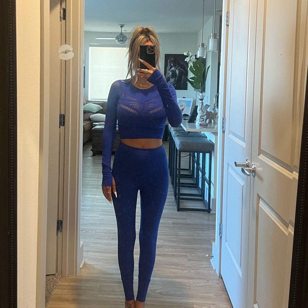 Fabletics active wear/blue/xs
